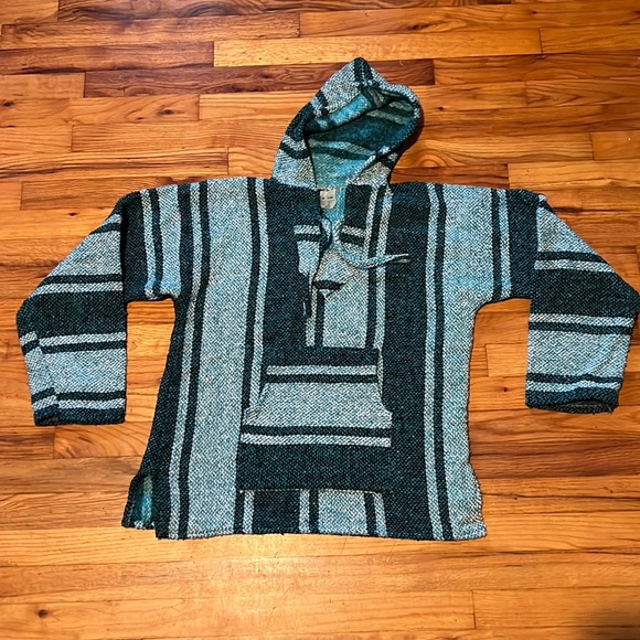 Sweaters Authentic Baja Poncho Hoodie Poshmark